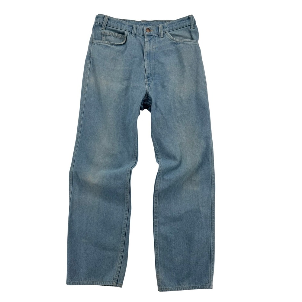 Levis Jeans Mens 34x34 Light Blue Vintage 90s Skosh More Room Straight Leg Denim